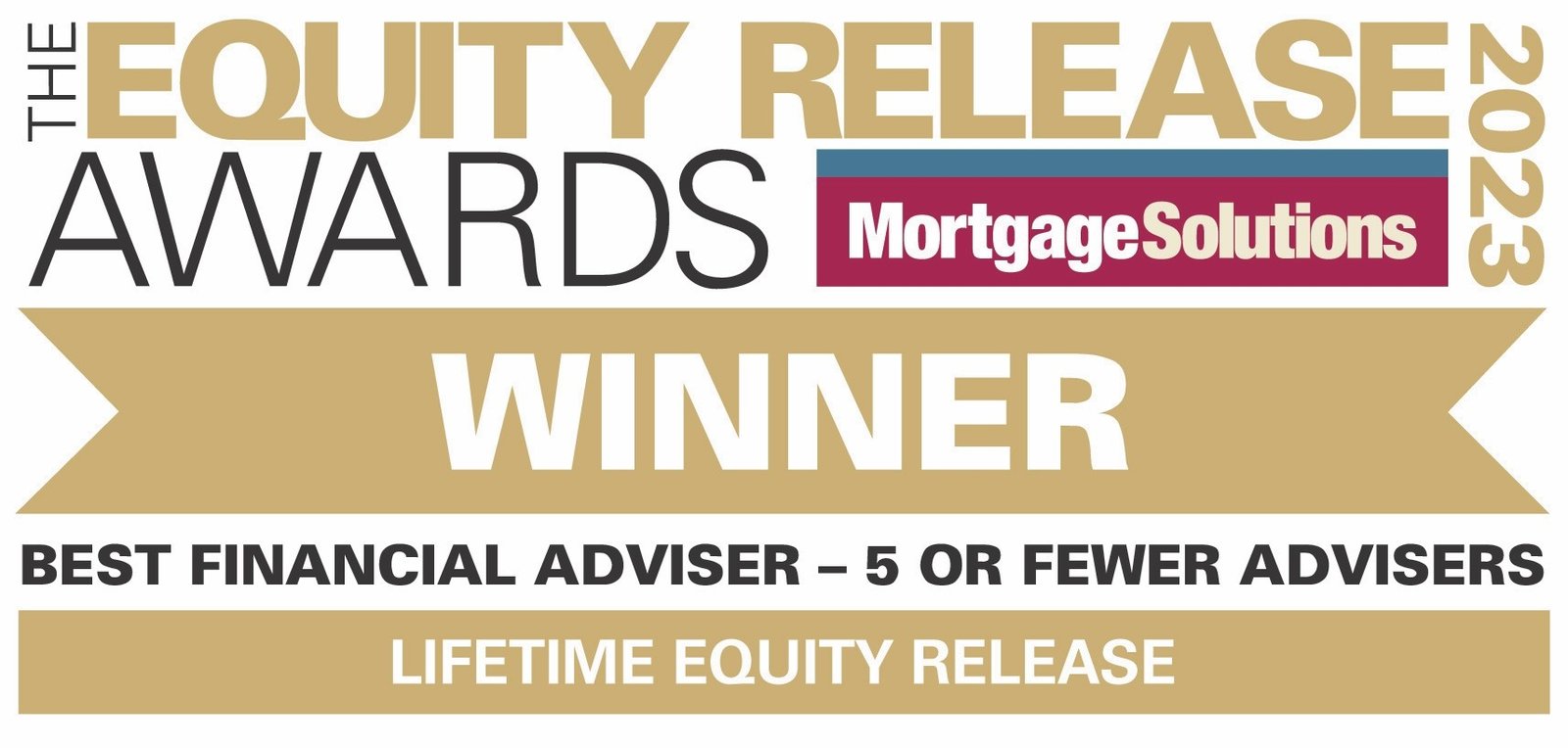 Equity Release Awards 2023 winner