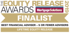 Equity Release Awards 2019 finalist
