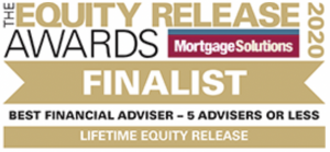 Equity Release Awards 2020 finalist